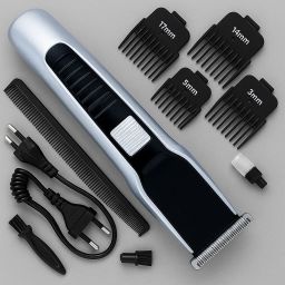 ED EXDAS 538 Trimmer With Comb Rechargeable Professional Hair Trimmer Fully Waterproof Body Groomer 49 min Runtime 4 Length Settings-image-83