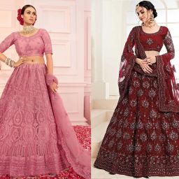 Embroidered Semi Stitched Lehenga Choli-image-23