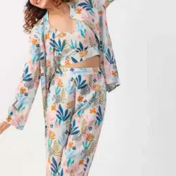 Women Fit and Flare Multicolor Midi/Calf Length Dress-image-3