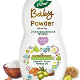 Baby Powder: No added Talc and Asbestos | Contains Oat Starch , Arrowroot Powder & Amba Haldi |Hypoallergenic & Dermatologically Tested with No Paraben & Phthalates - 150 g-image-5