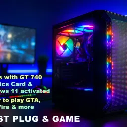 Nodraj PC Core i7-4th gen (16 GB RAM/NVIDIA GeForce GT 740 Graphics/256 GB SSD Capacity/Windows 11 Home (64-bit)/4 GB Graphics Memory) Gaming Tower with MS Office image 2