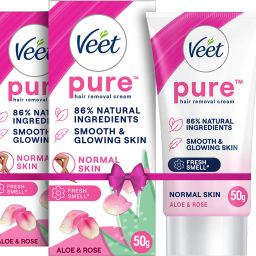 Pure Hair Removal - Normal Skin Cream 50g,Set Of 2 Cream-image-78