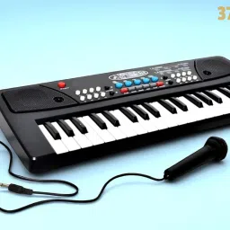 X137 Keys Piano Toy with Microphone, USB Power Cable & Sound Recording Best Birthday Gift for Boys and Girls Musical Instruments Analog Digital Piano-image-59