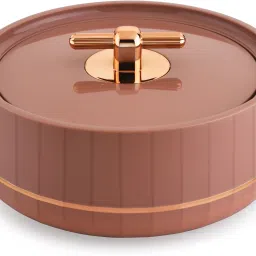 Deluxe Decor 3000 Inner Stainless Steel Insulated Casserole Brown Thermoware Casserole-16