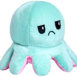 Reversible Octopus Toy mini Plush stuffed animal Soft toy (Blue-Pink) - 17 cm-picture-9