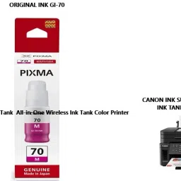Pixma CANON ORIGINAL INK FOR G7070 MegaTank All-in-One WiFI Ink Tank PRINTER Magenta Ink Bottle-image-7