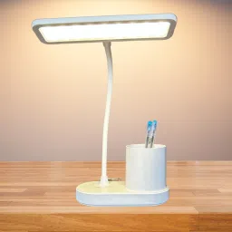 Warm White Light 4 Hours Battery Backup With Touch Switch Study Lamp-8