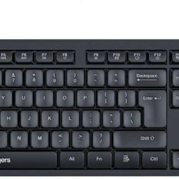 FINGERS ButterClicks Wired USB Standard Multi-device Keyboard Compatible with Desktop, Laptop, Mac multimedia_keys-26