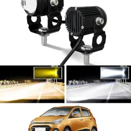 2Pcs Twin Mini LED Lights High/Low Beam Amber & White For Grand i10 Hyundai2013 Fog Lamp Car, Motorbike, Truck, Van LED for Hyundai (12 V, 55 W)-22