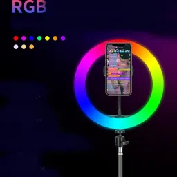 Wifton IIV-31SX-Dimmable RGB Selfie Set LED Ring Light Remote For Photo Video Ring Flash-picture-15
