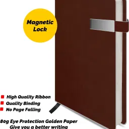 A5 Regular,Designer With Hole Magnate Closer A5 Notebook Ruled 200 Pages-23