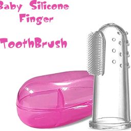 Baby Silicone Finger Toothbrush| Massage & Cleaning Gums| Friendly| Newborns| Soft Toothbrush-25