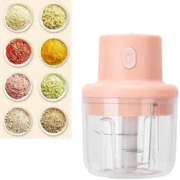 Mini Portable Electric Chopper Electric Vegetable & Fruit Chopper-image-77
