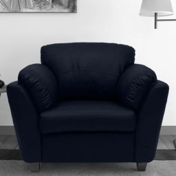 casacraft from pepperfry Montero 1 Seater Sofa in Navy Blue colour-picture-47