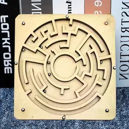 shalafi Brain Teaser for Growing Child Board Mind Games, Wooden Ball-in-a-Maze Puzzle-picture-8
