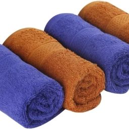 Cotton 250 GSM Hair, Beach, Sport, Bath, Face, Hand Towel Set-image-28