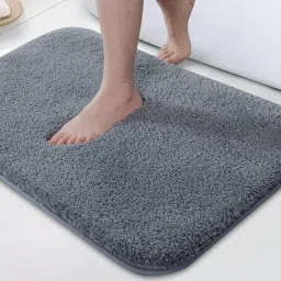 Cotton, Rubber, Microfiber, Plastic Bathroom Mat-2