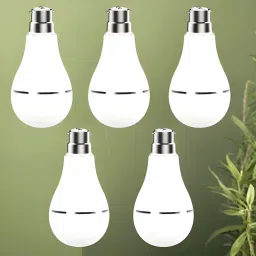 Inverter bulb 12W LED & 2000mAh battery 4hrs emergency light Pack of 5 bulbG431 4 hrs Bulb Emergency Light-image-85