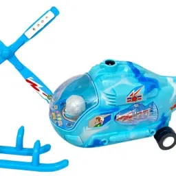banke ji World Highclass Helicopter with 360 Degree Rotation Musical and 3D Lights Toy image 3