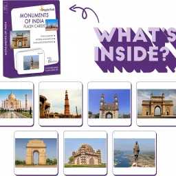 grapplertodd Early Learning - Monuments Of India Flash Cards image 3