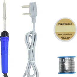 Electronic 3 in 1 Soldering Iron Machine Kit Set with Flux Paste and Solder Wire 25 W Simple-4