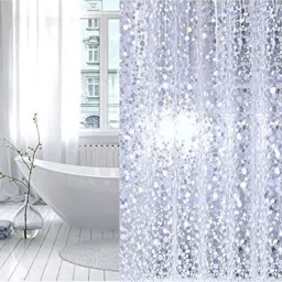 274 cm (9 ft) PVC Semi Transparent Door Curtain Single Curtain-28