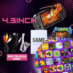 COUNTACH Portable Handheld 4.3 for PXP Video Gaming Console Player Built-in 10000 Games 8gb GB with Action-Adventure, Fighting, First-Person Shooter, Sports 10000 Game Built-in 8GB image 2