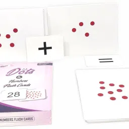 clapjoy Fun with Dots & Numbers Flashcards for kids for 6+ Months | 100 Flash Cards image 2