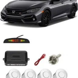 AB157 Silver Car Reverse Parking Sensor with LED Display 4 Sensor A157 Parking Sensor-picture-12