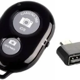 Rexalt Camera Wireless Bluetooth Remote Controller Shutter For Selfie Stick-Tripod-Smart Phone Camera Remote Control (Multicolor)Camera Remote Control-31