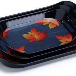 Legacy Serving Tray Set with Rectangular Shape Large, Medium, Small Tray-3