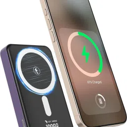 10000 mAh 15 W Wired & Wireless With MagSafe Pocket Size Power Bank-29