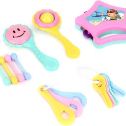 Sweet Musical Sound Colorful Attractive Rattle Set - 6 Pcs Rattle-5