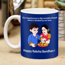 Gift for Brother| Printed Ceramic Coffee| Raksha Bandhan Gift| Rakhi Gift| Rakhi Gift for Brother & Sister| Rakhi| Rakhi Gift Set IZ21STBrotherMU-54 Ceramic Coffee Mug-image-1