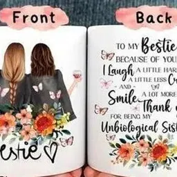 manorath Besties Best Friend Code 6 Printed Ceramic Coffee Ceramic Coffee Mug-picture-17