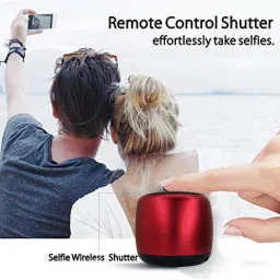 Worricow Best Speaker Bluetooth Portable Wireless Mini Boost Wireless Portable Bluetooth Speaker Built-in Mic High Bass Selfie Remote Control Button Low Harmonic Distortion 3 W Bluetooth Speaker image 3
