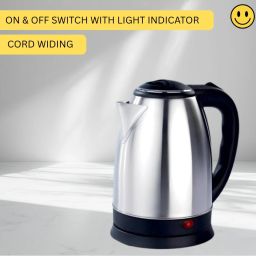 Electric Kettle With Stainless Steel Body 2 Litre for Boiling Water & coffeeB362 Electric Kettle-image-115