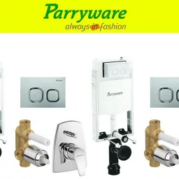 Half Frame Concealed Cistern, with divater body upper edge set of 2 pic 142 Dual Flush Tank-16