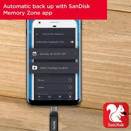 SanDisk DUAL DRIVE GO USD TYPE-C 128 GB OTG Drive Compatible with Desktop Computer, Laptop, Netbook, Mobile USB 3.1 Plastic Case image 5