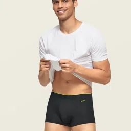 xyxx Pack of 2 Underwear Uno Intellisoft Micro Modal Solid Men Trunk image 5
