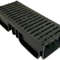 Viking Trench Drain, Length 500mm (20”), Width 210mm, Height 120 (4-3/4"), Polypropylene(PP), Black Suitable for Outdoor Area,Efficient outdoor drainage-image-75