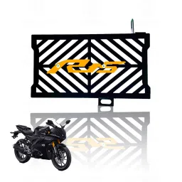 Durable Metal Radiator Guard for R15 V4 Essential Motorcycle Protection (Yellow) Bike Radiator Guard-picture-27
