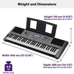 yamaha PSR-I300//IN PSR-I300//IN Digital Portable Keyboard image 5