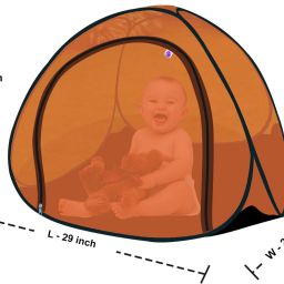 bergojewels Polyester Kids Washable Polyester Adults Washable Kids Baby Mosquito Net with base Mosquito Net Mosquito Net image 5