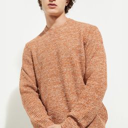 max Men Solid Round Neck Orange Sweater-picture-30