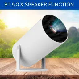 Frony Smart (Projector) 1080P & 4K Support Rotatable Design With Netflix/Prime etcB365 (4500 lm / 1 Speaker / Wireless / Remote Controller) Portable Projector-2