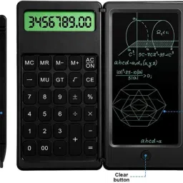 igadg 2 in 1 Smart Calci Foldable Calculator & Writing Tablet Pad Combo BasicCalculator image 2