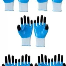 5 Pair Multipurpose Heavy-Duty Reusable Washable Coated Work Safety Hand Glove SyntheticSafety Gloves-image-35