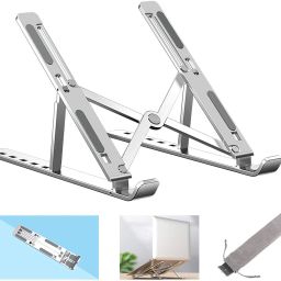 JPY Portable Laptop Stand, Adjustable & Ergonomic Computer Stand, Aluminum Laptop Stands for All Type Laptops Laptop-Stand Laptop Stand-26