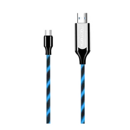 Macmerise Illume Type A to Type C 3.3 Feet (1M) Cable (LED Light Flow, Black)-8